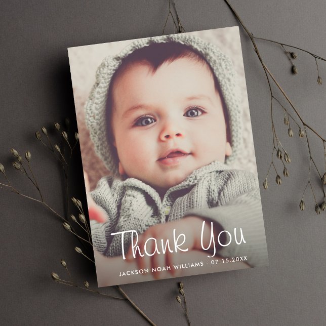 Thank You Baby Shower Personalized Photo Custom (Creator Uploaded)