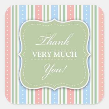 Thank You Baby Shower Sticker by all_items at Zazzle