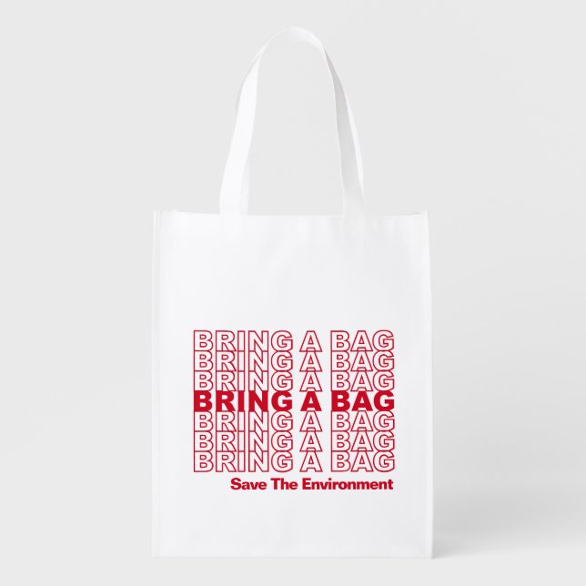 Thank You Bag Parody Save The Environment (Front)