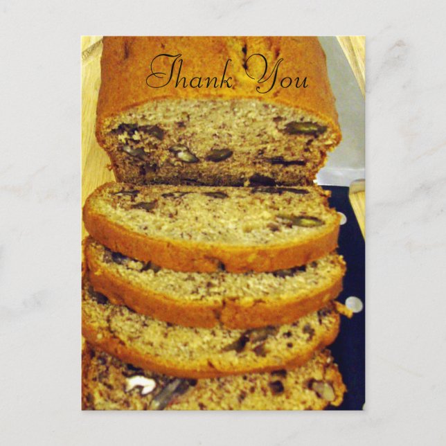 Thank You/Banana Nut Bread_ Postcard (Front)