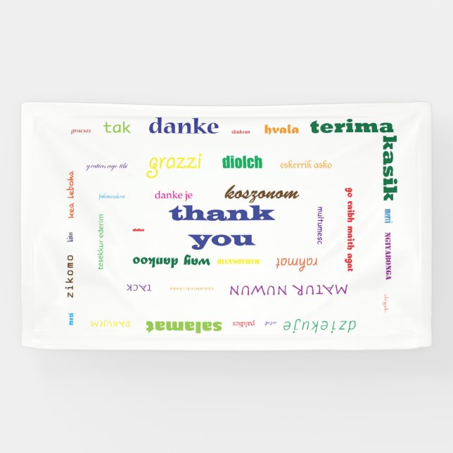 Thank You Banner (Horizontal)