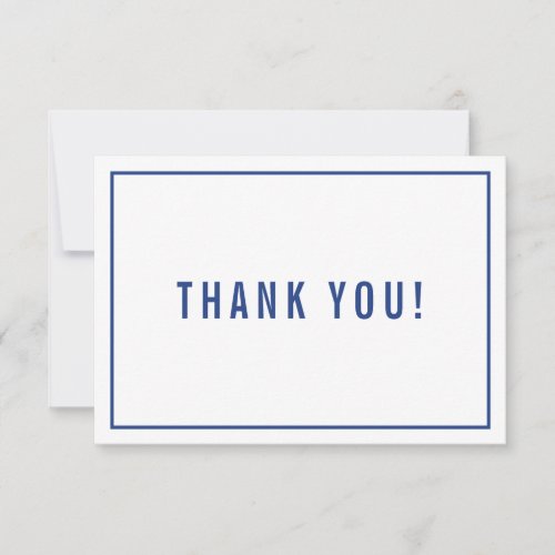 THANK YOU BAR MITZVAH modern simple navy blue lime