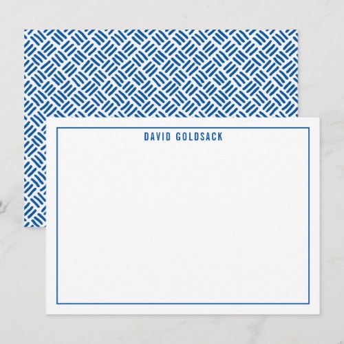 THANK YOU BAR MITZVAH modern simple royal blue