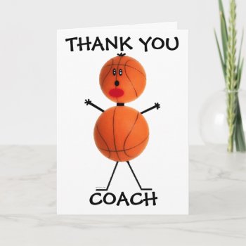 Thank You Basketball Coach by Graphix_Vixon at Zazzle