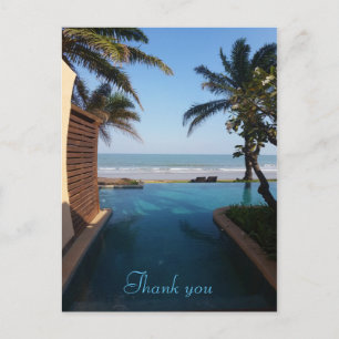 Thank you Beach postcard