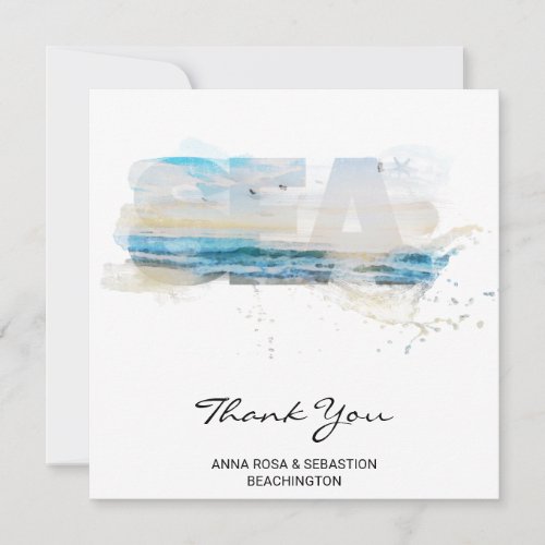 &#x2A;&#x7E;&#x2A;&#x20;THANK&#x20;YOU&#x20;Beach&#x20;Sunset&#x20;Sunrise&#x20;Waves&#x20;AR7&#x20;Card