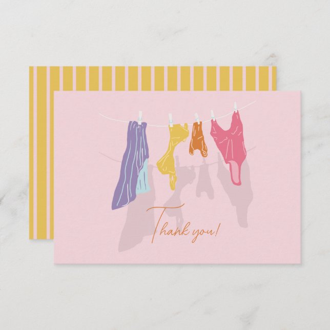 Thank you Beach Theme  (Front/Back)