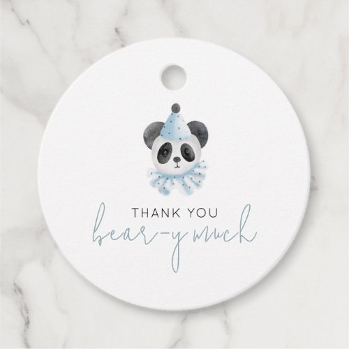 Thank You Bear_y Much  Favor Tags