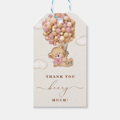 Thank You Beary Much Gift Tags