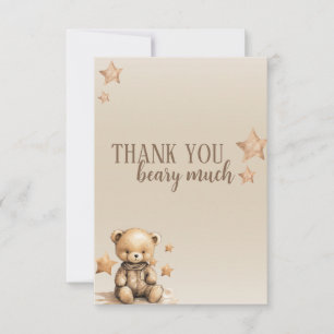 Thank You Beary Much Thank You Card