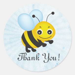 Thank you bee sticker