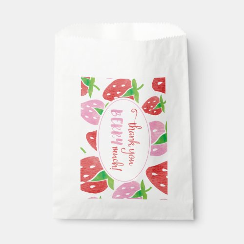 Thank you BERRY much Favor Gift Bag