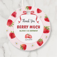 Thank You Berry Much Strawberry 1st Birthday