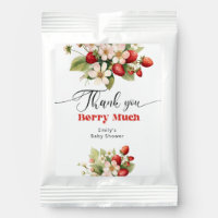 Thank you berry much Strawberry baby shower