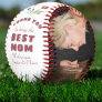 Thank you Best Mom Flower Mother`s Day Photo Baseball
