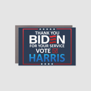 Thank You Biden - Vote Harris 2024 Election Car Magnet