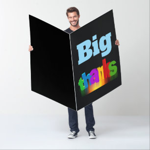 THANK YOU BIG BIGGEST GREETING CARD