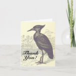 [ Thumbnail: "Thank You!", Bird Standing On The Ground Card ]
