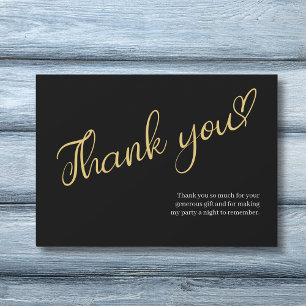 Thank You Birthday Invitation