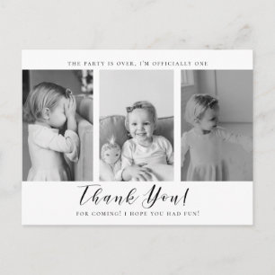 Thank You Birthday Photo Post Card