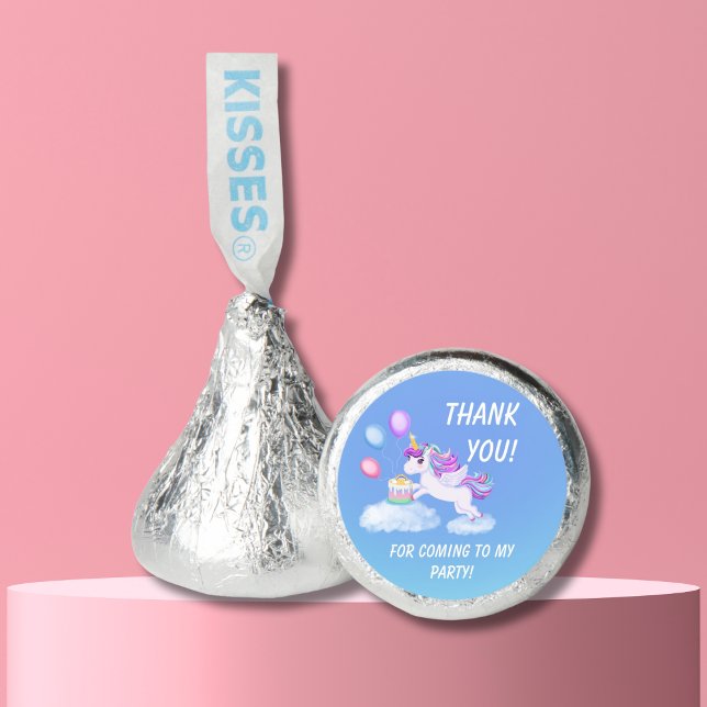 Thank You Birthday Unicorn with Cake Hershey®'s Kisses® (Creator Uploaded)