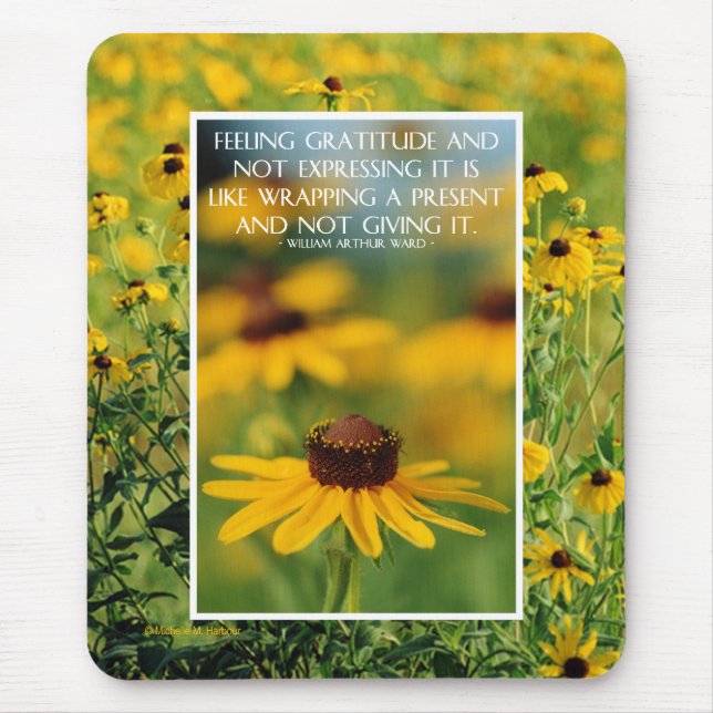 Thank You - Black-Eyed Susans Mousepad (Front)