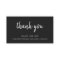 Thank You Black | Modern Minimalist Handwritten