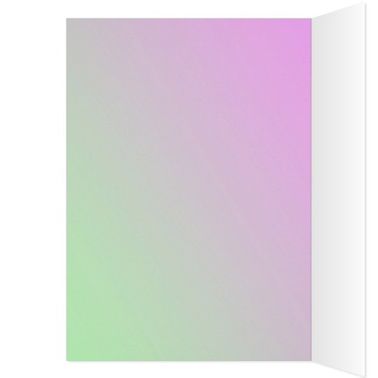 Thank You, Blank Inside, Lilacs in a Vase (Inside (Left))