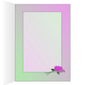 Thank You, Blank Inside, Lilacs in a Vase (Inside (Right))