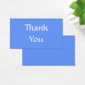 Thank You. Blue and White. (Desk)