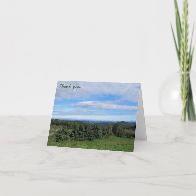 Thank You - Blue Ridge Mountain (Front)