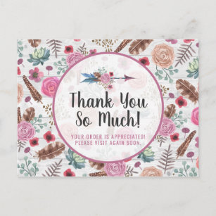 Poshmark Thank You Card Template Business Thank You Note 