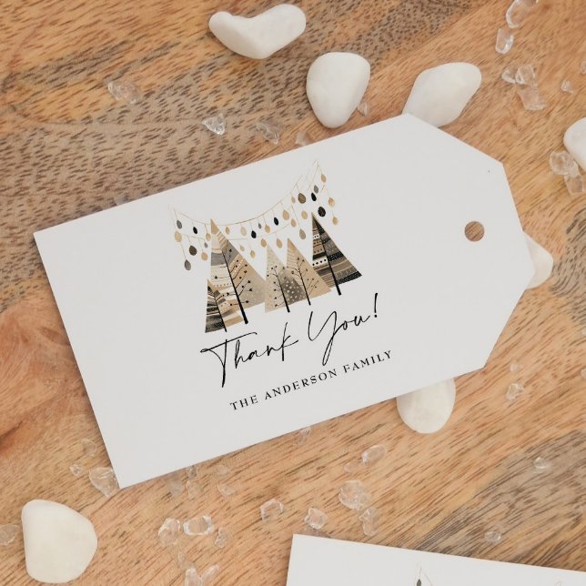 Thank You Boho Christmas  Gift Tags (Creator Uploaded)