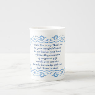 Thank you bone china mug