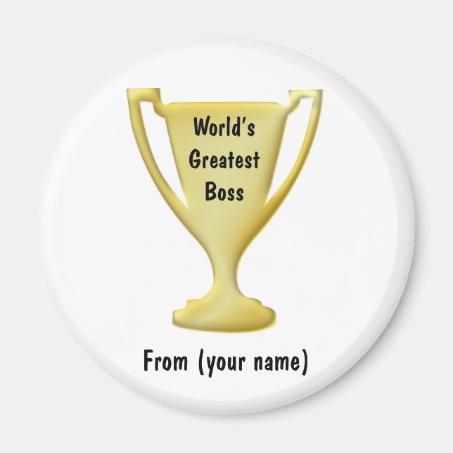 Thank You Boss Gift Manget Magnet (Front)