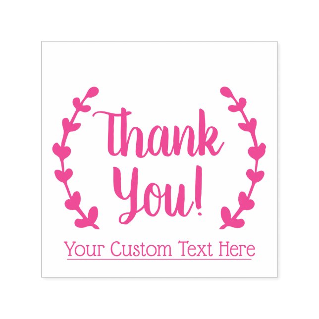 Thank You Botanical Sprig Self-inking Stamp (Design)