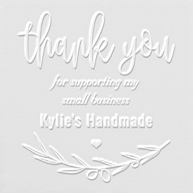 Thank You Branch Small Business Custom Embosser (Design)