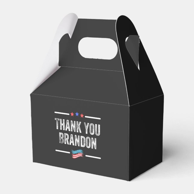 Thank You Brandon Favor Boxes (Front Side)