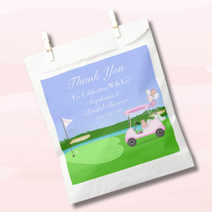 Thank You Bridal Golf Bridal Shower Brunch Favor Bag