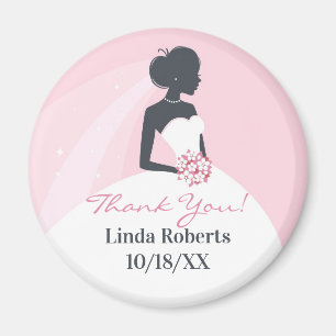 Thank You Bridal Shower Favors Magnet