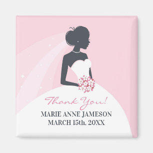 Thank You Bridal Shower Favors Magnet