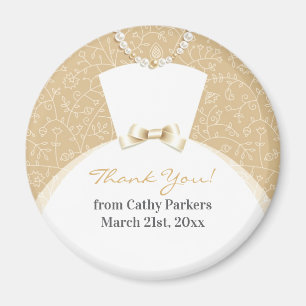 Thank You Bridal Shower Magnet