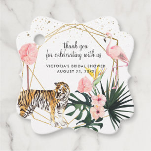 Thank You Bridal Shower Wedding Favor Tags