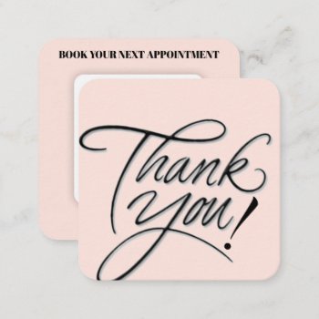 Thank You Business Card by SharonCullars at Zazzle