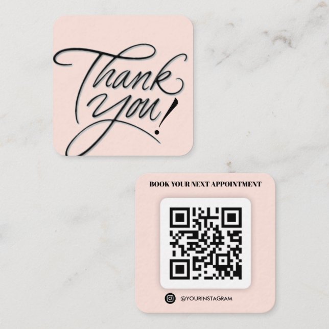 thank you business card (Front/Back)