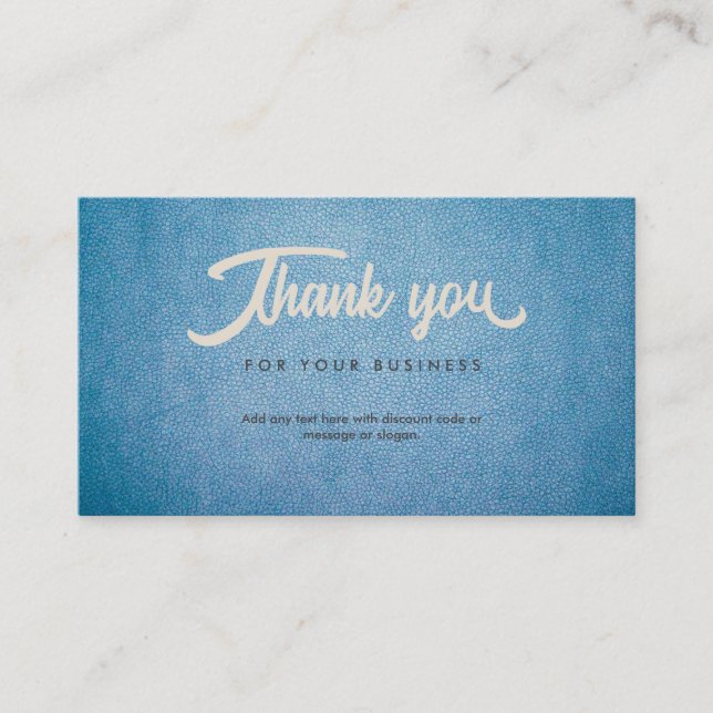Thank you Business Cards (Front)