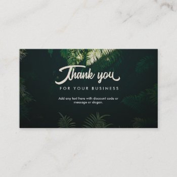 Thank You Business Cards by MsRenny at Zazzle