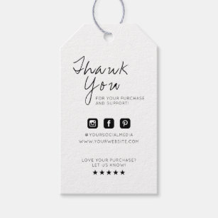 12 Hang tags with cord »Firs« - Order!