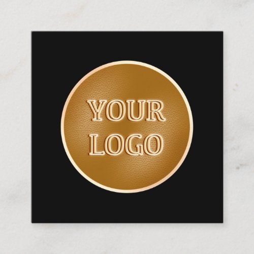 Thank You Business Logo Modern Minimalist Black Discount Card