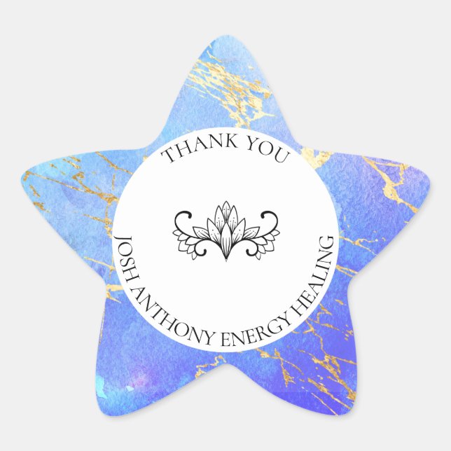 *~* THANK YOU Business Lotus Cosmos Universe AP3l Star Sticker (Front)